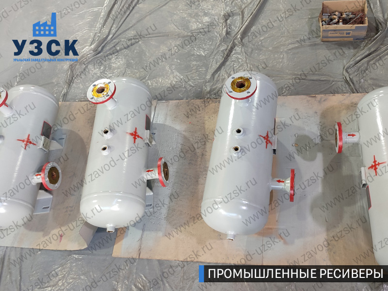 фотография емкостных ресиверов газа Березники